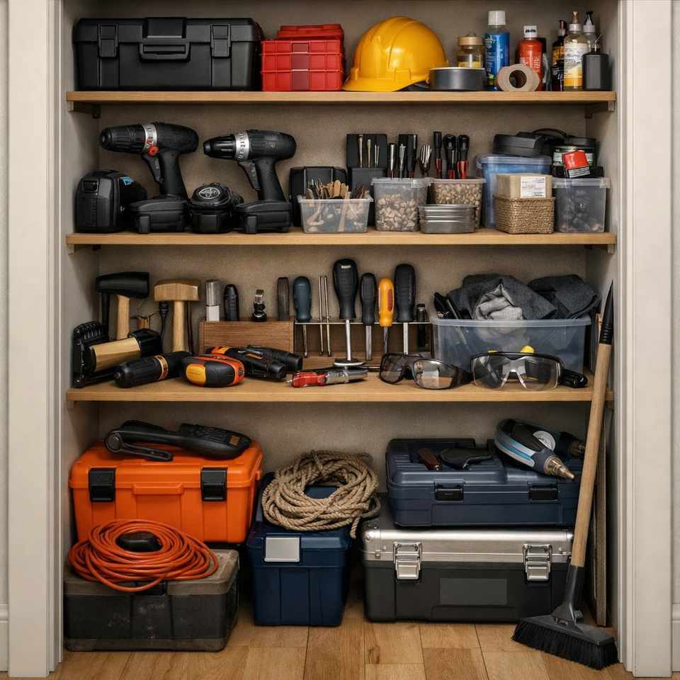 Шафа з інструментами